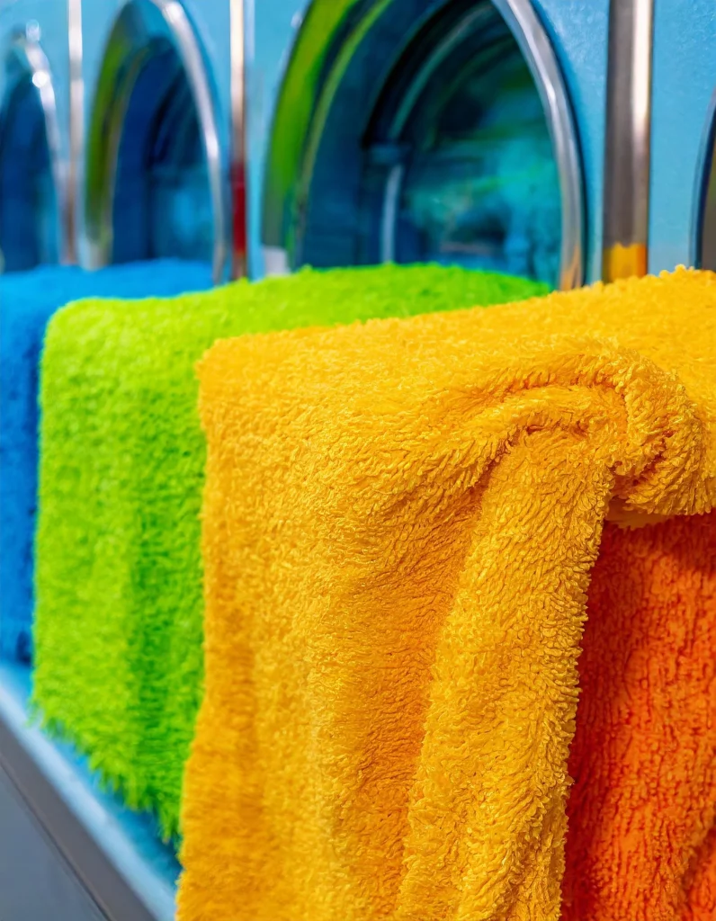 washing a micro-fiber cloth in machine.