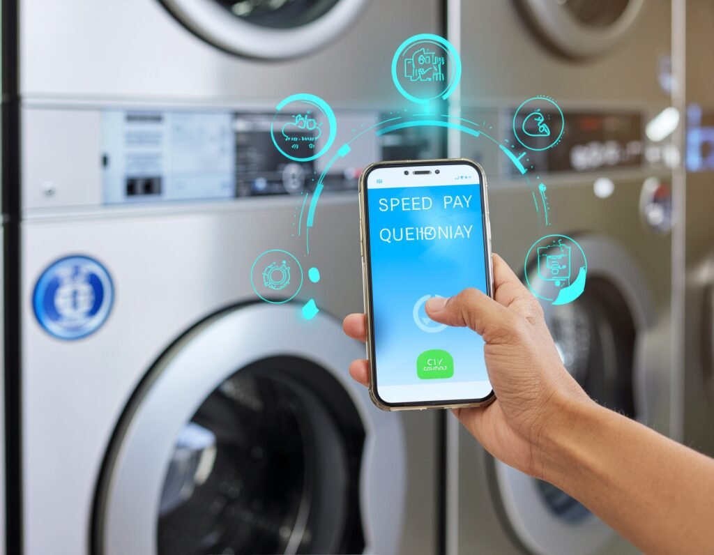 Easy to pay using the Speed Queen App